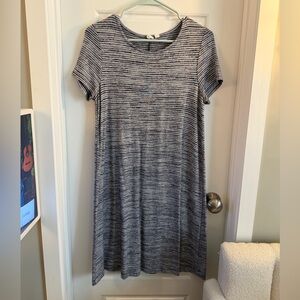GAP Navy and White Striped Dress